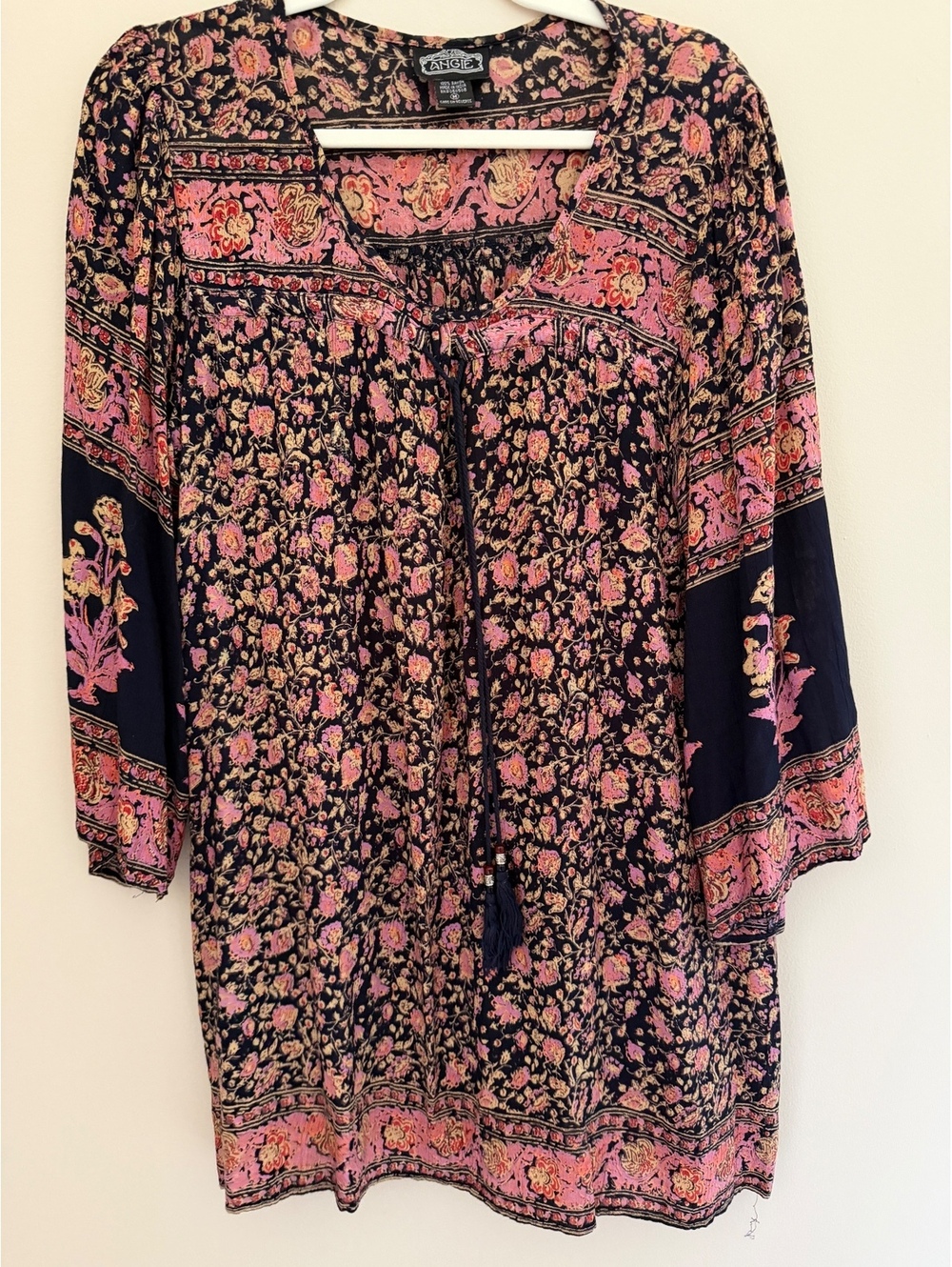 M Angie floral boho dress
